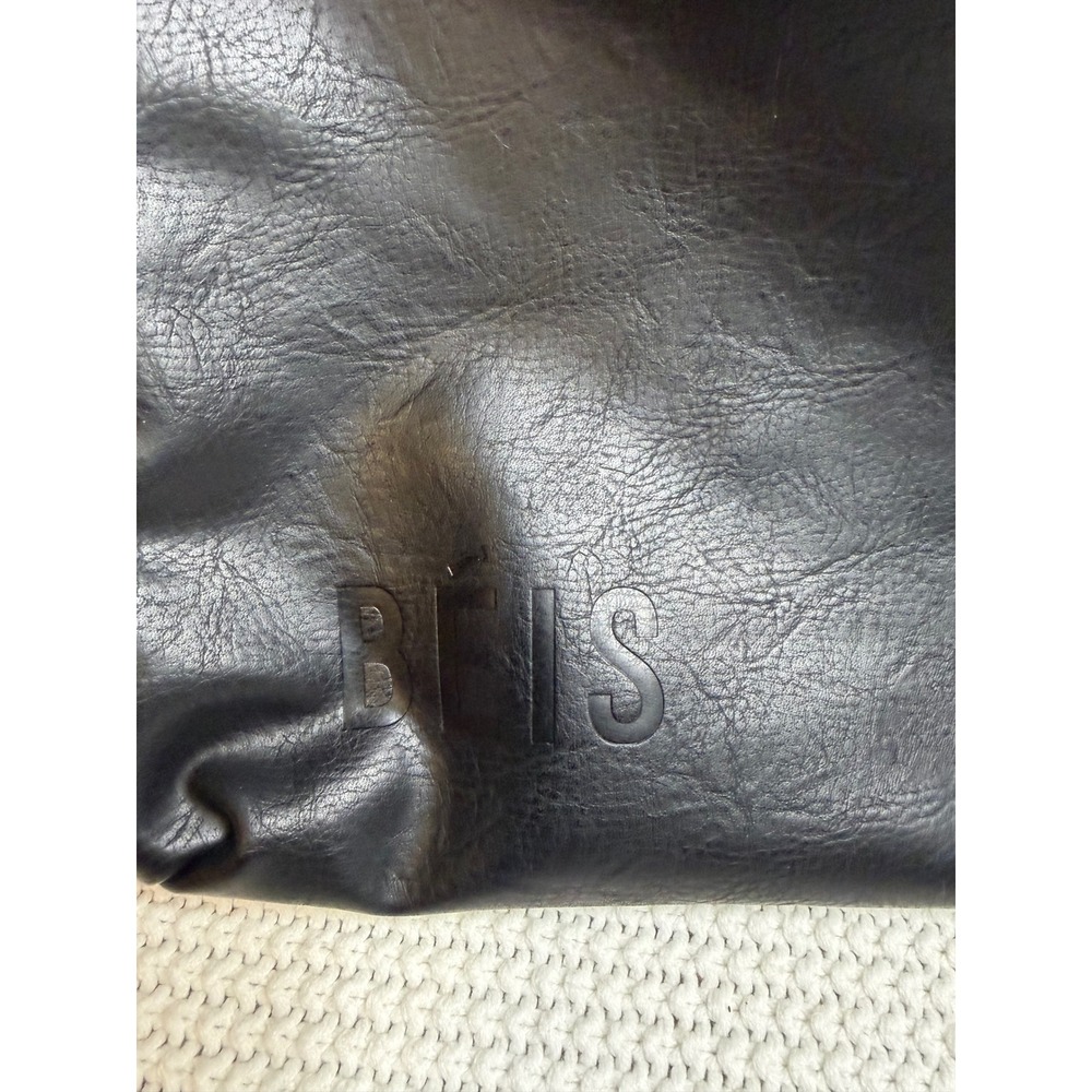 BEIS Diaper Bag Black Nylon Vegan Leather Tote Travel Baby Bag with Accessories - Picture 5 of 8